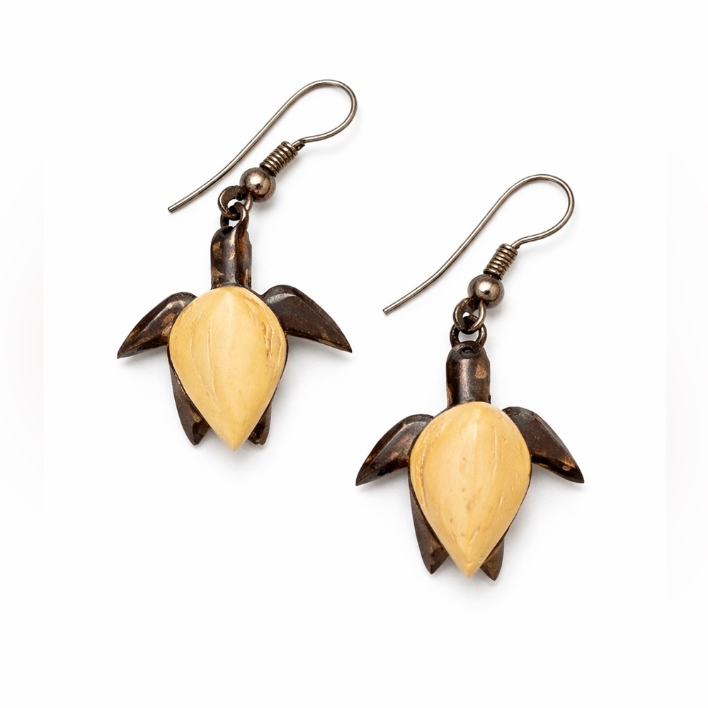 Elegant Brown and Cream Turtle Earrings
3 for 16$